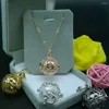 Chaînes mexique carillon musique ange boule appelant médaillon collier Vintage grossesse huile essentielle diffuseur accessoires