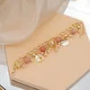 Bracelets Beaded Stylish bohemian glass crystal multi-layered beaded chain bracelet bracelet