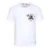 Tasarımcı T-Shirt Monogramlı Baskı ile Kısa Kollu Üst İhşartı Lüks Erkek Hip Hop Giyim Asya Boyutu M-3XL#06