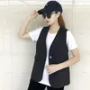 Kvinnors västar passar Vest Jacket Kvinnans vår sommar 2023 stil koreansk västmästning mode blazer ärmlös kappa vilda avslappnade kvinnliga toppar