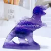 Natural Fluorite Dinosaur Statue Sculpture Home Decor Collectible Healing Reiki Metaphysical Mineral Crafts Hand Carved Quartz Crystal Stone Animal Kids Gift