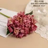 Fleurs décoratives Grande Tête Simulation Hortensias Mariée Main Tenant Bouquet Guide De Mariage Blooming Soie Faux Artificielle Décoration De La Maison