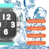 ApmodキットApple Watchシリーズの透明なケース8 7 6 5 SEバタフライバックルシリコンバンド44mm 45mm