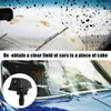 New 2 Pcs Car Front Windshield Windscreen Wiper Nozzle Washer Jet Nozzles Universal Water Fan Spout Cover Washer Outlet Adjustment