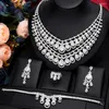 Orecchini di collana set kellybola gioiello Dubai di lusso piena zirconia cubica zirconi di alta qualità Accessori di moda femminile 2023