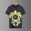 DSQ PHANTOM TURTLE Mens Designer T-shirt Italien Milan Fashion Scarf Print T-shirt Été Noir Blanc T-shirt Homme Hip Hop Streetwear 100% Coton Tops 1199