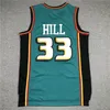 Hill Piston Grant Basketball Jersey Detroits Joe Dumars Ben Wallace Chauncey Billups Rasheed Wallace Jerry Stackhouse Mitchell과 Ness Thowback Blue Size S-XXL