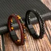 Cool Design dubbellaags natuursteen lederen armband sieraden voor mannen geschenk