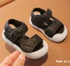 2024 популярные дышащие удобные детские сандалии, летняя детская прогулочная обувь для детей 0–1–3 лет, сандалии на мягкой подошве для девочек и мальчиков на плоской подошве