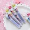 Ballpoint Pens 10 PCS Color Creative Cute Rabbit Cat Barpiont Benpiont Highlighter подчеркивает студенты канцелярских товаров, написание рисунка.