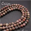 Pierre En Gros Perles Lâches Charme Choisissez Taille 4.6.8.10 Mm Agate Perle Haute Qualité Brin Charmes Naturels Diy Bracelets Drop Delivery Juif Dhmd8