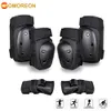 Elbow Knee Pads GOMOREON 6Pcs Adult Youth Wrist Guards Protective Gear Set for Multi Sports Skateboarding Skating Cycling 230609