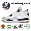 Heren 4 Hoge OG 4s Basketbalschoenen Jumpman Alternatief Militair Zwarte Kat Universiteit Blue Pine Green Sail Geel Rood Thunder Oreo Sapphire Heren Dames Sneakers Trainers