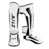 Protective Gear ZTTY Thicker Boxing Shin Guards PU Leather Protection Leggings Equipment Martial Arts Muay Thai Leg Taekwondo Ankle Protectors 230609