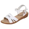 Sandalen Kleine Größe 32-43 Bequeme atmungsaktive niedrige Keilabsätze Schuhe Sommerplattform 2023 Damen Flat Beach Mom