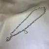 Offre spéciale collier de créateur petit collier de serrure chaîne de fer à cheval serrure à billes en métal pendentif Hip Hop style clavicule chaîne cadeau de fête