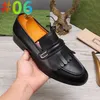 30Modello Mocassini firmati da uomo in pelle scamosciata Scarpe eleganti di lusso Arancione blu rosso nero Scarpa da barca maschile Scarpe casual Uomo Calzature da sposa per feste taglia 38-45