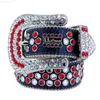 Outros acessórios de moda masculinos femininos Bb Simon Designer Belt Retro Needle Buckle Belts 20 cores Crystal Diamond