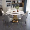 Mode nordique Styles salle à manger meubles Table ronde métal cylindre café bureau pour la maison balcon Restaurant décor