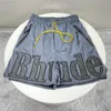 Herren-Shorts, Leder-Stickerei, RHUDE-Shorts, Herren-Damen-Rhude-Shorts, mehrere Hosen