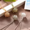 Chaînes mexique carillon musique ange boule appelant médaillon collier Vintage grossesse huile essentielle diffuseur accessoires