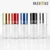 100pcs 5ml Essential Oil Bottle Glass Roll on Perfume For Oils Empty Cosmetic Case With Steel Beads Rollor Bkedu