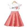 Girl's Dresses Girls Cute Summer Kids Plaid Printing Dress Princess Party Clothes Teen Child Clothing Vestidos 6 8 10 12 13 Year 230609