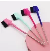 Double Side Edge Control Brushes Comb Salon Brush Eyebrow Combs Pin Tail Hairdressing Styling Beauty Tool 1451