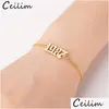 Chaîne Minimalisme Nombre Bracelet Pour Hommes Femmes Bijoux À La Main Personnalisé Dates Spéciales Année De Naissance Bracelets Vieil Anglais Brithday Dro Dhcbv