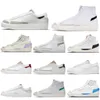 Trainers Blazer Mid 77 High Casual Shoes Mens Women Designers Low Blazers OG Vintage Jumbo Black White Blue Red Indigo Pine Green Summit Arctic Punch Sail Gum Sneakers