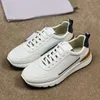 Mode män casual skor trendiga löpare med monili sneakers Italy Refined Elastic Band Low Top Knit Calfskin Designer Breattable Fitness Athletic Shoes Box EU 38-45