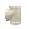 PP air duct three-way flame-retardant three-way branch pipe bifurcation side ventilation pipe connection