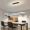 Pendelleuchten, Aluminium, moderne LED-Leuchten, Esszimmer, Küche, Schwarz/Weiß, kreative Deckenleuchte