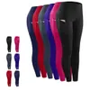 Kobietowe legginsy boczne kieszonki Kobiety pchaj spodnie wysokiej talii trening rajstop fitness gym leggins mejr sport