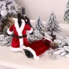 Nouvel ensemble de vin rouge de Noël robe de Noël ensemble de bouteille de vin décoration sac créatif JN10