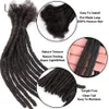 Volumes de cabelo 60 fios extensões de dreadlock para homens e mulheres afro crespo liso 100 tranças feitas à mão em crochê 230609