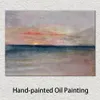 Paysages contemporains toile Art coucher de soleil peint à la main Joseph William Turner peinture pour Studios bureau décor