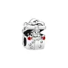 Pandora-925 Sterling Silver Dangle Charms Christmasシリーズビーズクリスマスツリーオーナメント調整可能なプルブレスレットビーズ、無料のパンドラボックス購入時