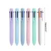 Pcs Multicolor Ballpoint Pen Press To Switch Colors For Student DIY Scrapbooking Taking Notes Color-coding KEY Po
