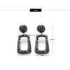 Charm White Snake Print Läderörhängen för kvinnor Bohemian Leopard Drop Dangle Earring Wholesale Jewelry Delivery Dhj2k