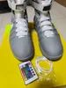 2024 Geleceğe Yeni Dönüş Air Mag Spor Kekiği Marty McFly'nin LED Ayakkabı Koyu Gri McFlys Spor Kabarcıları US6-11