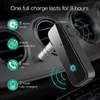 Novo carro bluetooth 5.0 receptor sem fio transceptor adaptador música carro fone de ouvido recepção conversão de chamada transmissor bluetooth