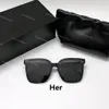 Herr solglasögon designer solglasögon uv400 spegelglasögon gm solglasögon låda mjuka man glasögon svart hennes solo kvinna sol GL258m