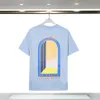 Luksusowa koszula Summer Mens Designer T Shirt Casablanc T Shirt Mass Men Casual T-shirts Man Clothing T-shirts Tennis Shorts Ubrania rękawowe rozmiar s-2xl