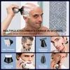 Razors Blades 7D Head Shaver 6 en 1 Head Shavers para hombres calvos Head Maquinilla de afeitar eléctrica con nariz Hair Sideburns Trimmer Waterproof Wet / Dry Mens 230609