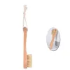 DHL Bath Brush for Women Men Oval Massage Brushes Wooden Handle Natural Fine Bristle with Hanging Rope JN10