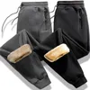 Men's Pants Men's Winter Classic Sweatpants Super Warm Thick Cashmere Trousers For Men Fleece Male Long Outdoors
