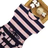 Abiti da ragazza Abito per ragazze Stile casual estivo a righe Abbigliamento per bambini adolescenti 6 8 10 12 13 14 Anno 230609