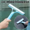 New Car Glass Water Wiper Scraper Windshield Window Cleaning Brushes Automobile Three-in-one Squeegee Wiper Blade Auto Tools