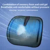 Autostoelhoezen Gradient Seats Cushion Gel Cooling Pad Ademende auto's voor rijden in de zomer
